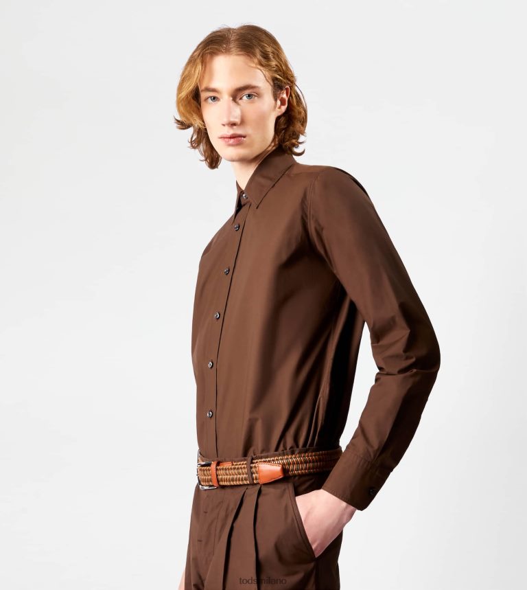 uominimarrone Tod's camicia P66X8B1111
