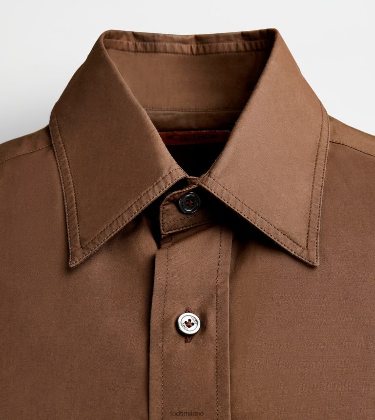 uominimarrone Tod's camicia P66X8B1111