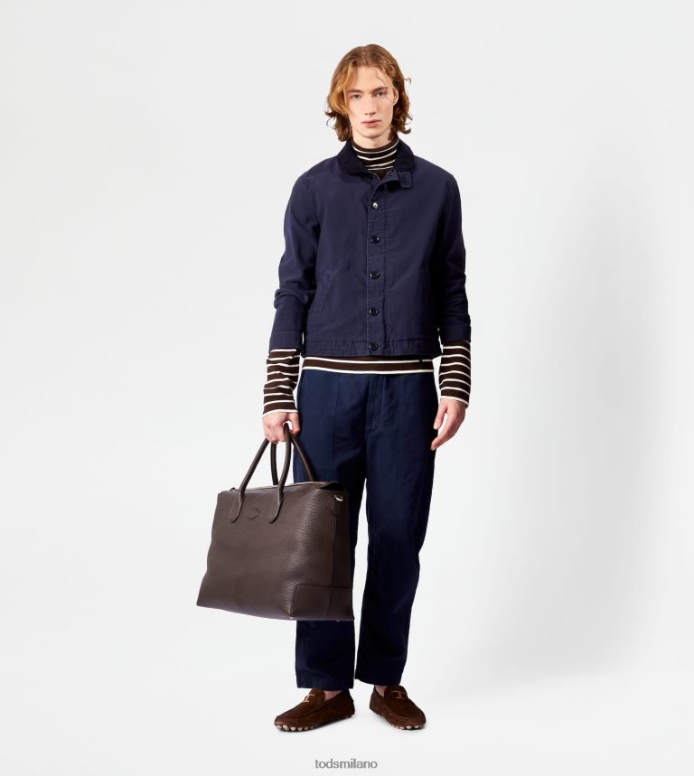 uominiblu Tod's giacca lavata P66X8B1107