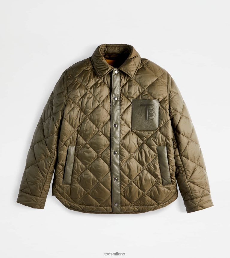 uominiverde Tod's camicia trapuntata sopra P66X8B1113