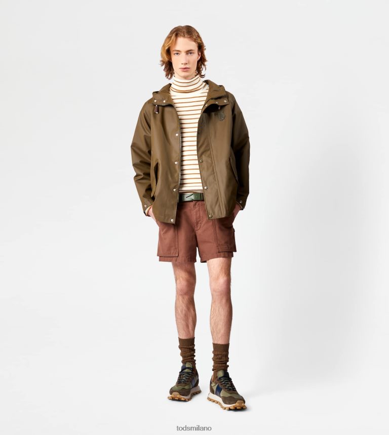 uominiverde Tod's parka gommato P66X8B1097