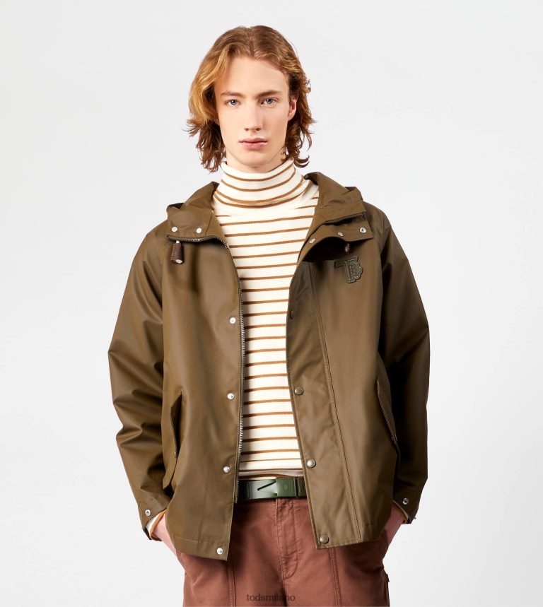 uominiverde Tod's parka gommato P66X8B1097