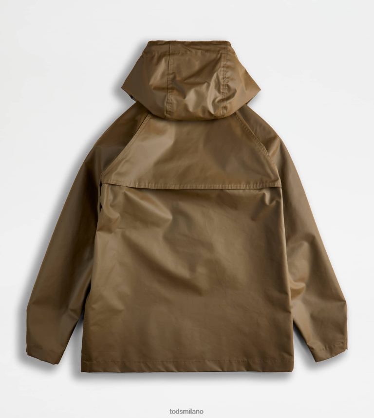 uominiverde Tod's parka gommato P66X8B1097