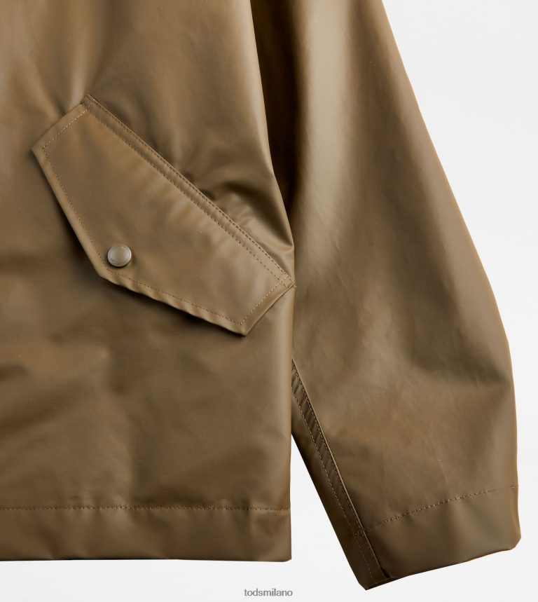 uominiverde Tod's parka gommato P66X8B1097