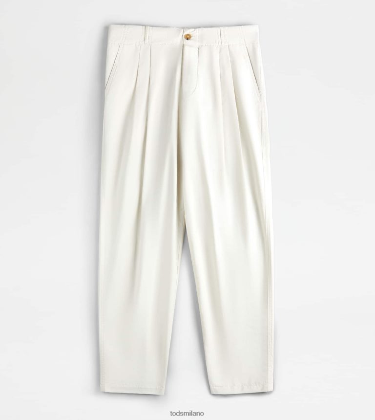 uominibianco Tod's pantaloni di carota P66X8B1110