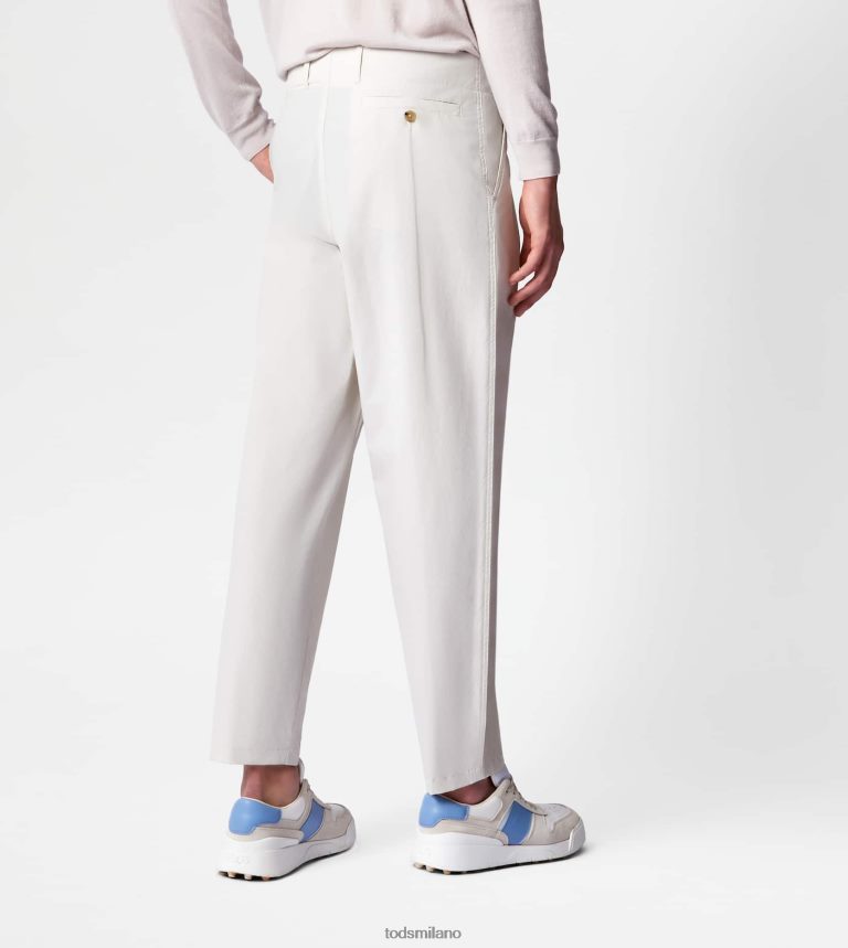uominibianco Tod's pantaloni di carota P66X8B1110
