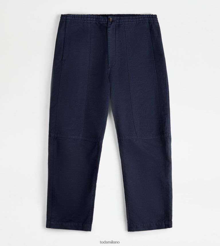 uominiblu Tod's pantaloni larghi P66X8B1108