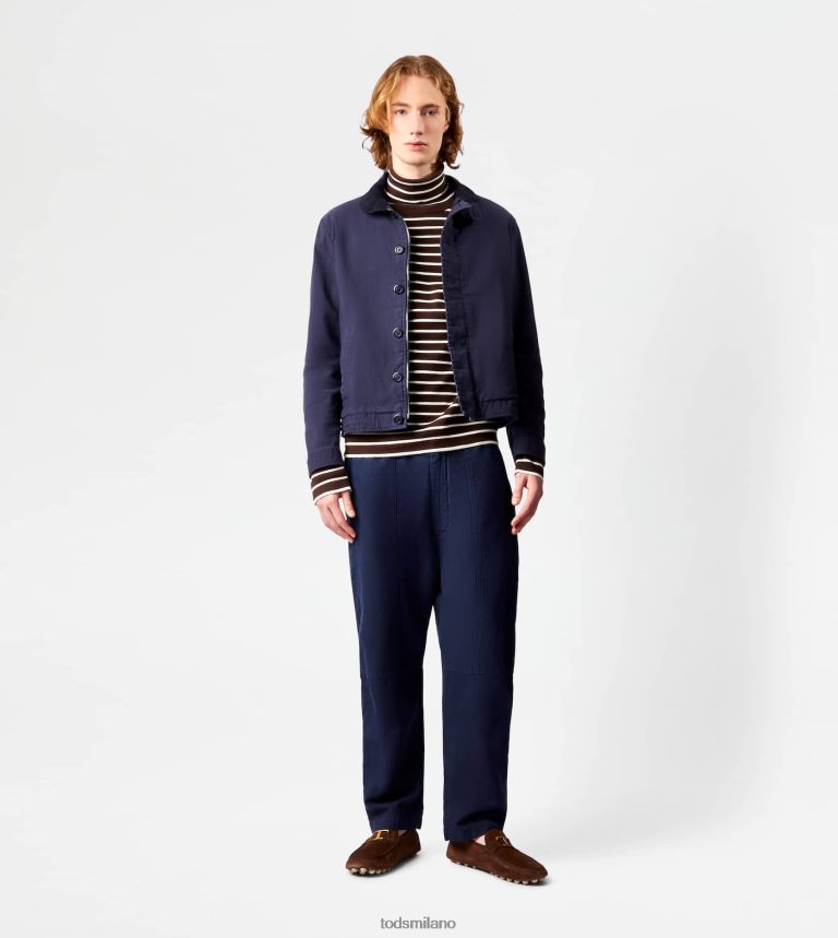 uominiblu Tod's pantaloni larghi P66X8B1108