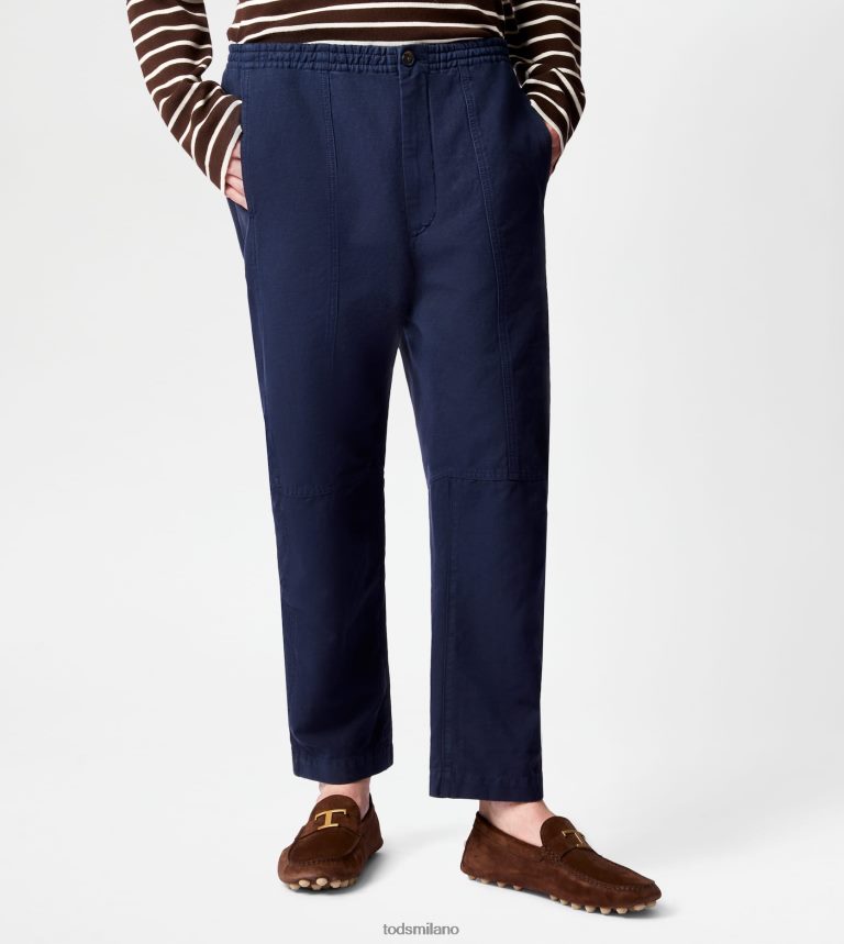 uominiblu Tod's pantaloni larghi P66X8B1108