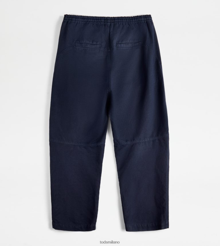 uominiblu Tod's pantaloni larghi P66X8B1108