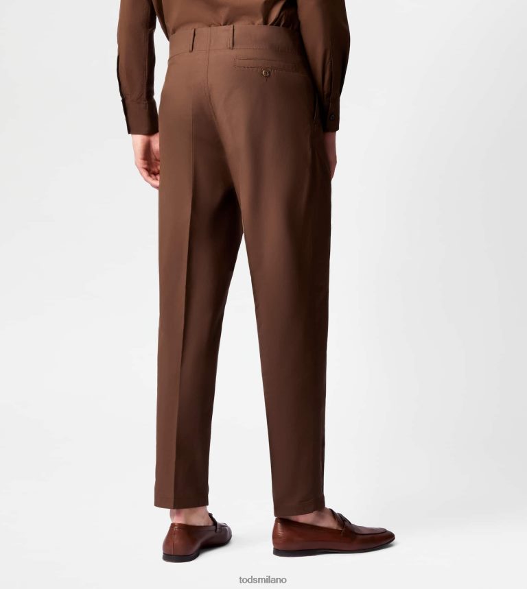 uominimarrone Tod's pantaloni di carota P66X8B1117