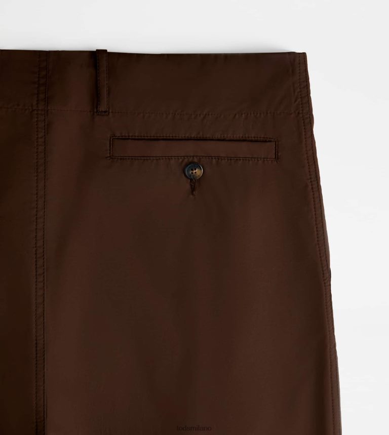uominimarrone Tod's pantaloni di carota P66X8B1117