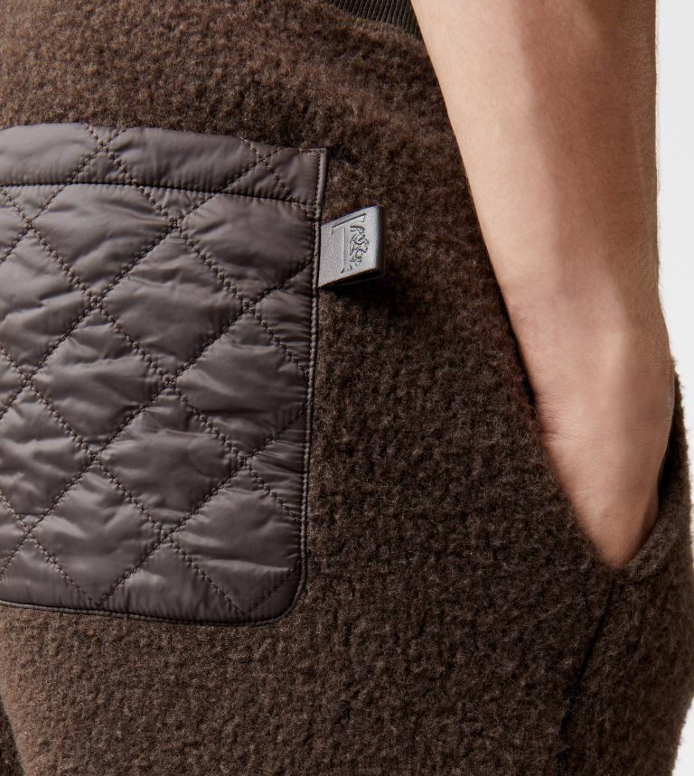 uominimarrone Tod's pantaloni in misto cashmere P66X8B1133