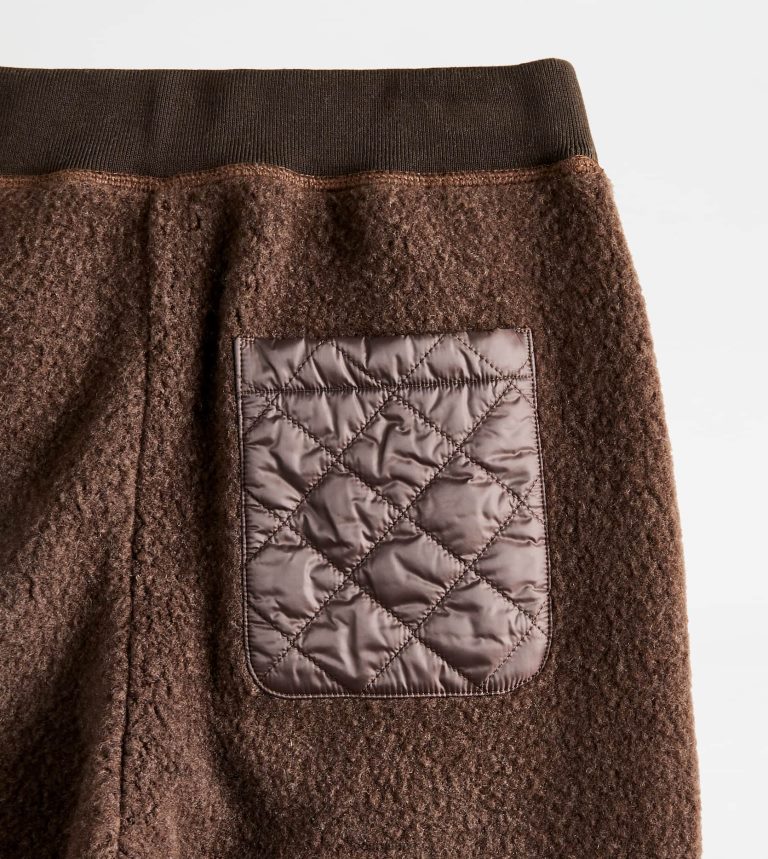 uominimarrone Tod's pantaloni in misto cashmere P66X8B1133